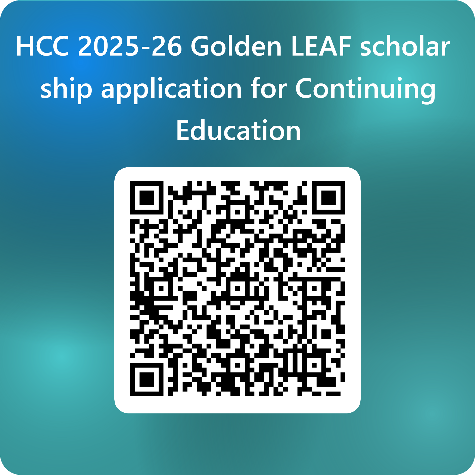 QR code for Golden LEAF application